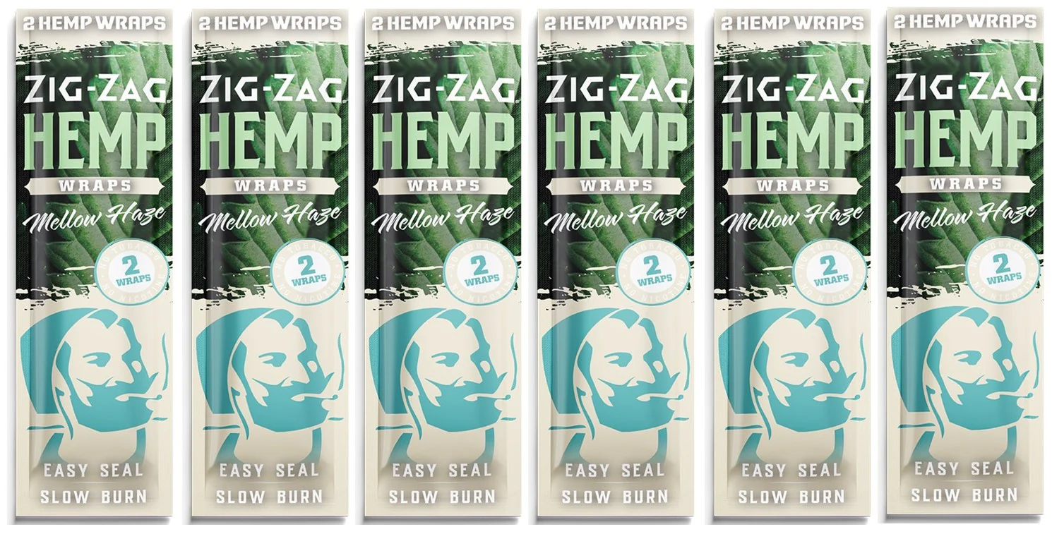 6 Pack Hemp Wraps - Mellow Haze