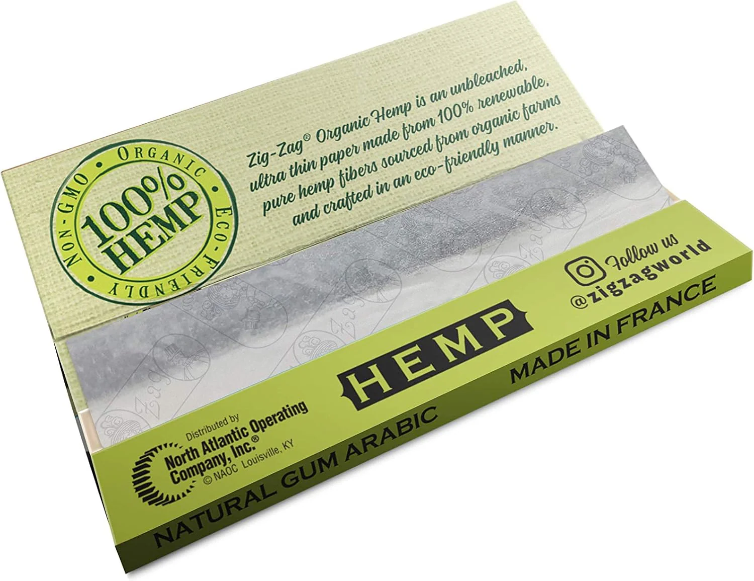 6 Pack Organic Hemp Papers 1 1/4 - Image 3