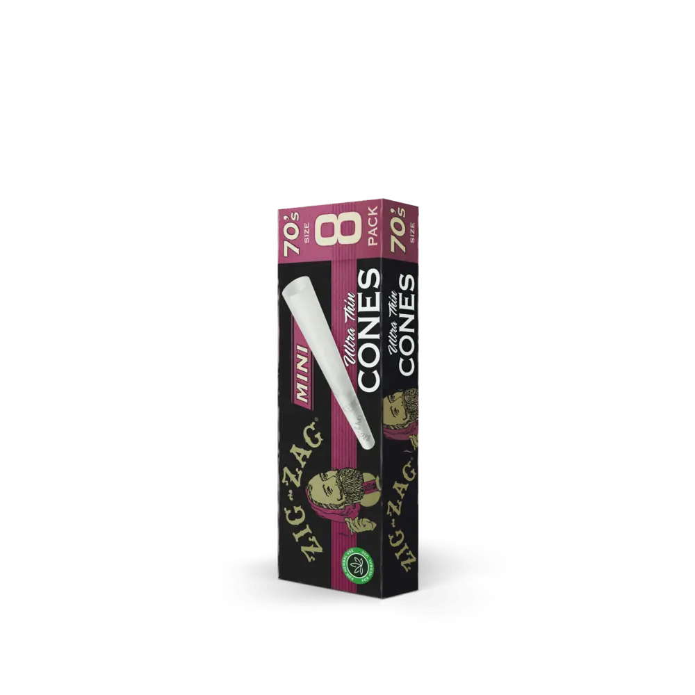 Ultra Thin Pre Rolled Cones 70mm Minis - 8 Ct