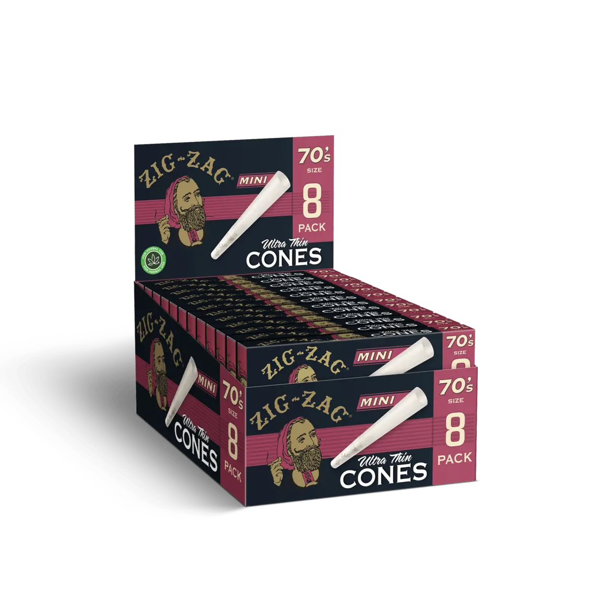 Ultra Thin Pre Rolled Cones 70mm Minis - 8 Ct - Image 2