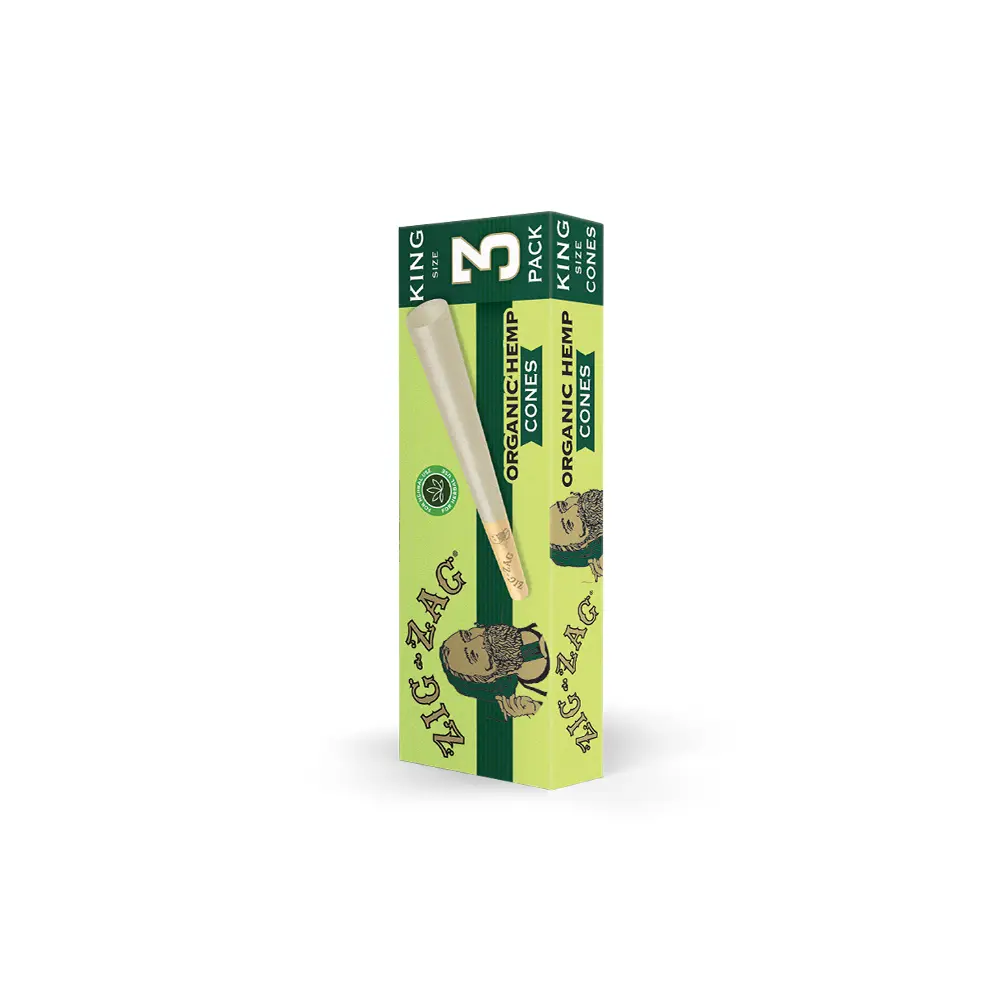 King Size Organic Hemp Pre Rolled Cones