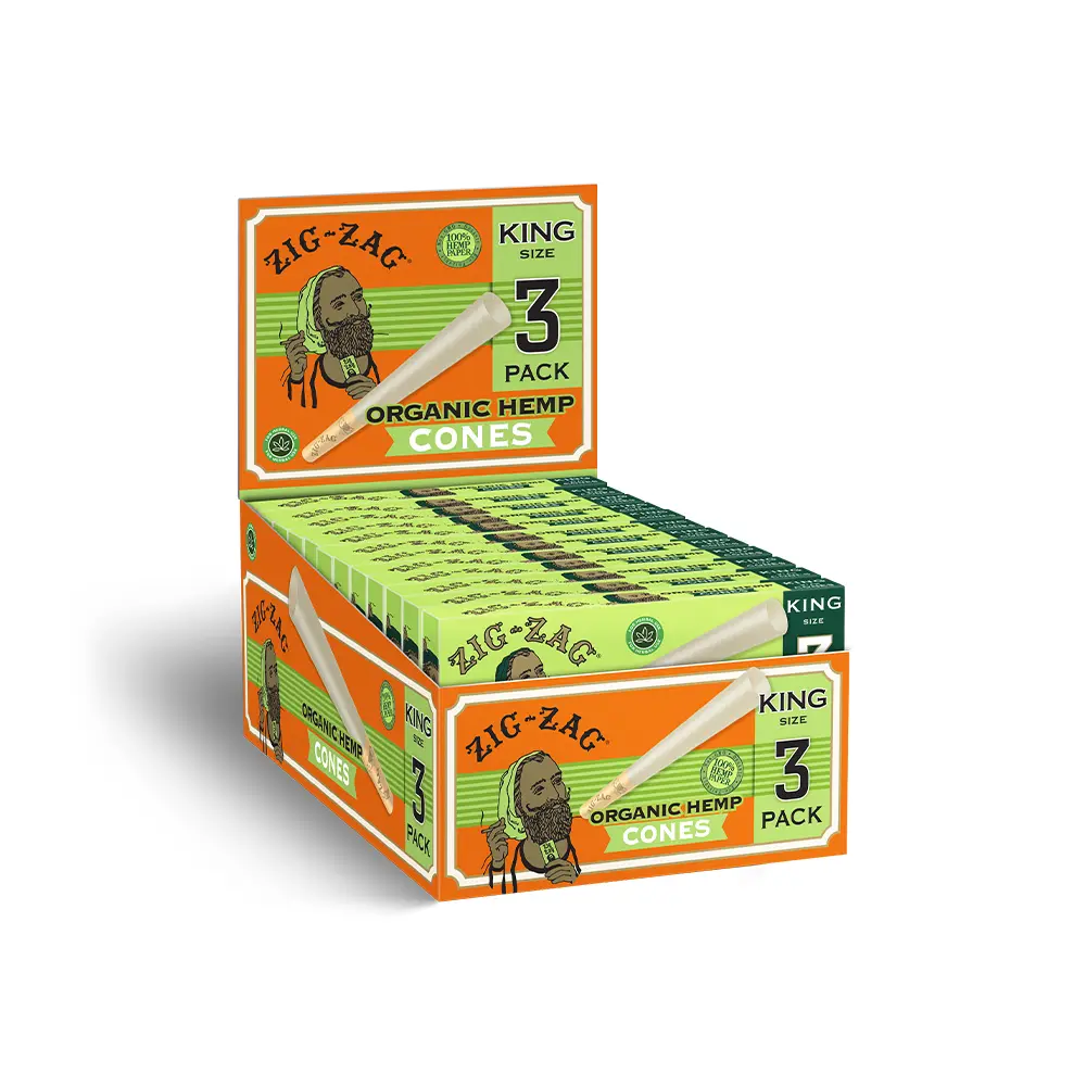 King Size Organic Hemp Pre Rolled Cones - Image 2