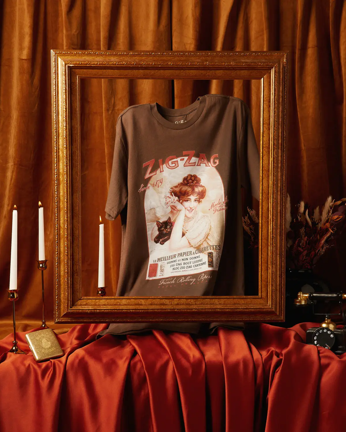 ZIG-ZAG MS. FRENCH T-SHIRT - DARK BROWN - Image 3